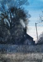 Farmhouse in the gloaming